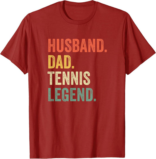 Tennis Player Husband Dad Tennis Legend Vintage