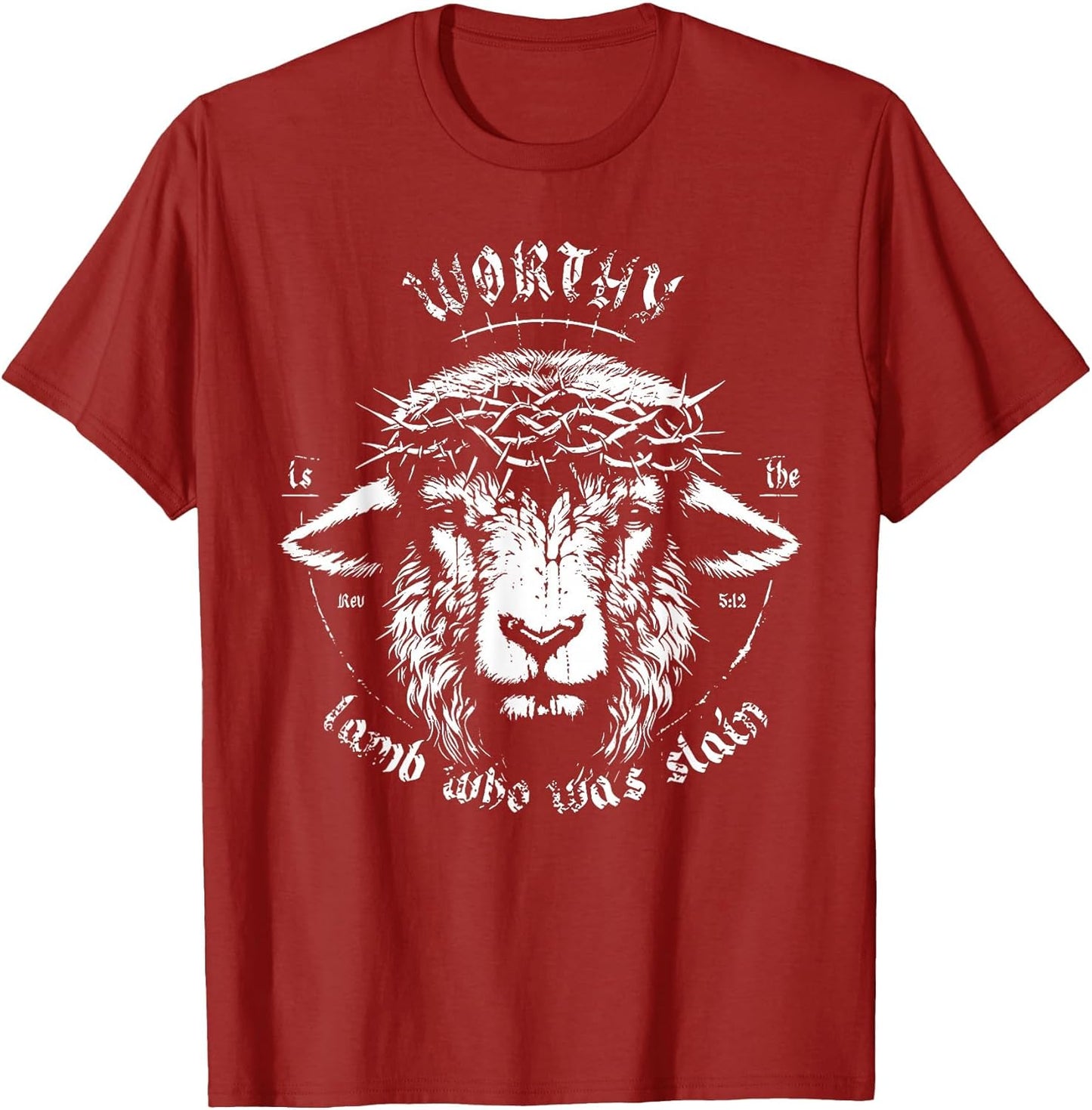 Worthy is The Lamb Who was Slain Revelation 5 12 Faith Art