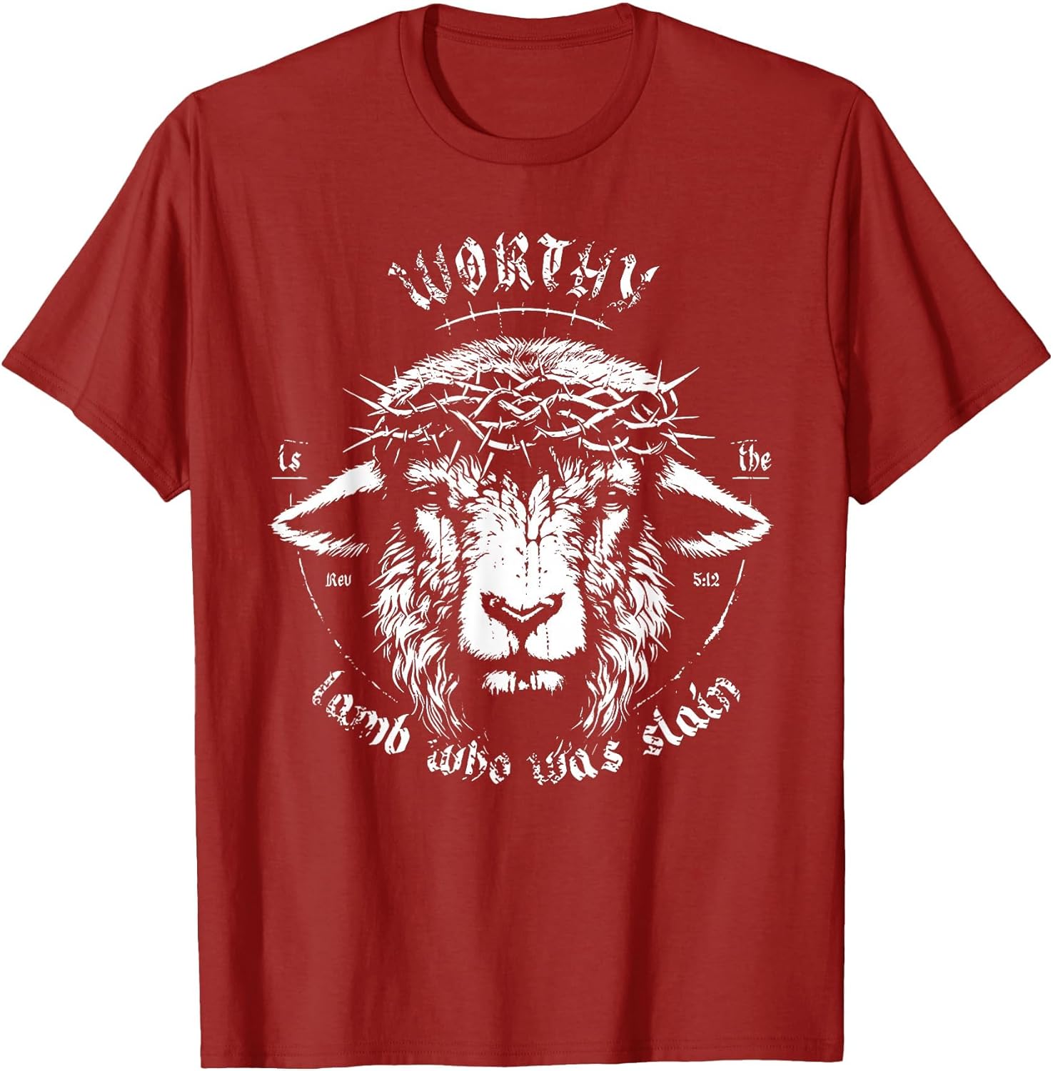 Worthy is The Lamb Who was Slain Revelation 5 12 Faith Art