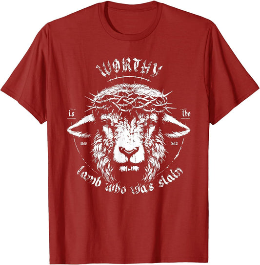 Worthy is The Lamb Who was Slain Revelation 5 12 Faith Art