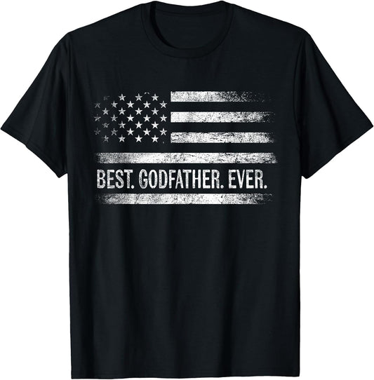 Best Godfather Ever American Flag Gifts Godfather Father Day
