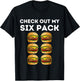 Funny Burger Abs Check Out My Six Pack Junkfood Burger Lover