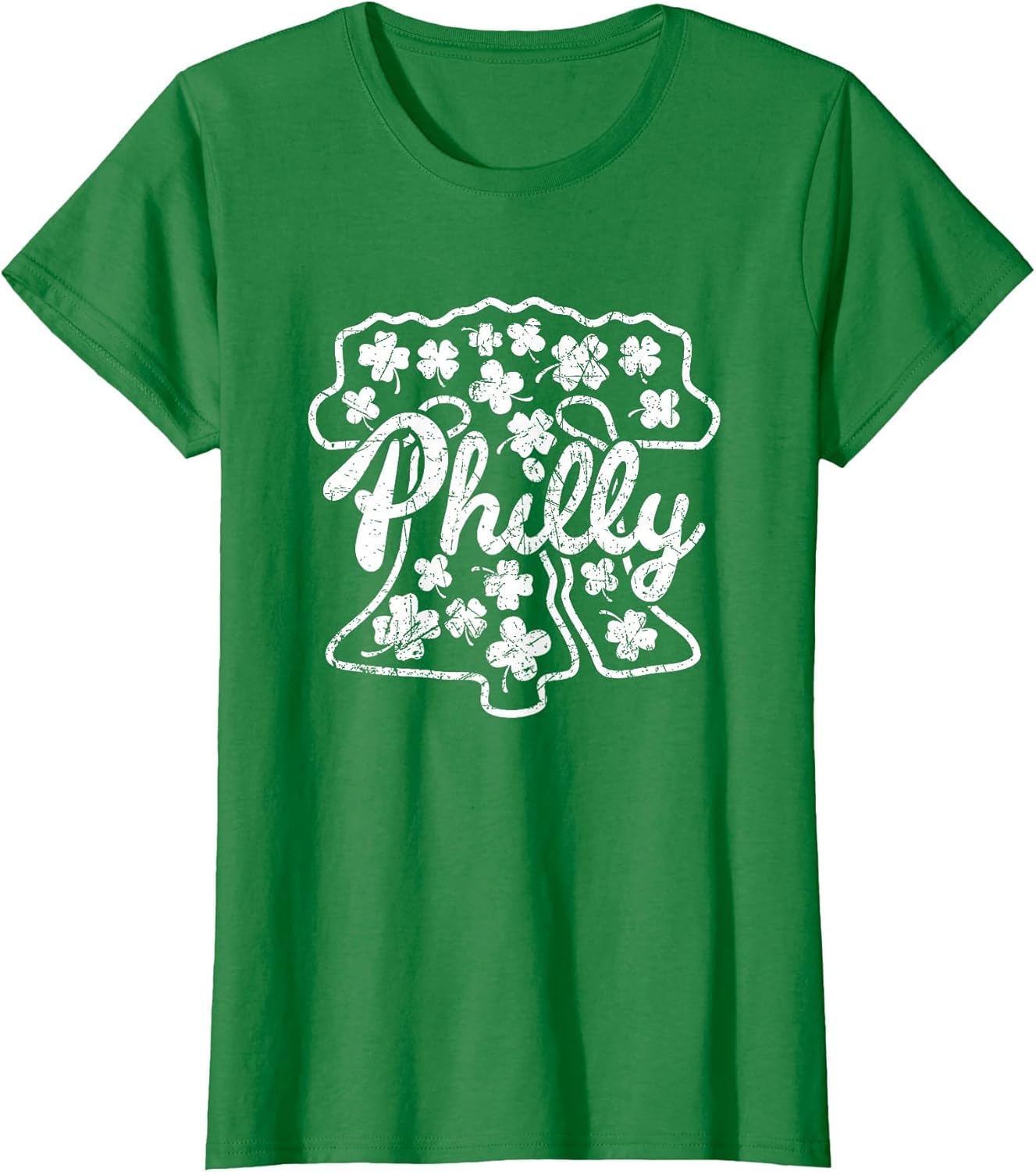 Philly Fan Irish ST Patricks Liberty Bell Philadelphia Green