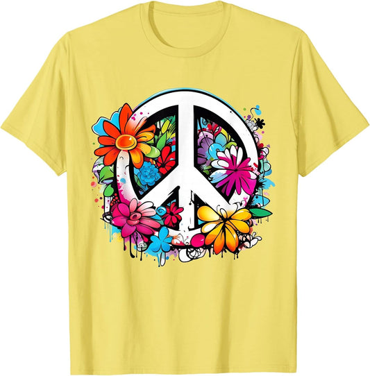 Peace Sign Symbol Flower Power Flowers 60s 70s