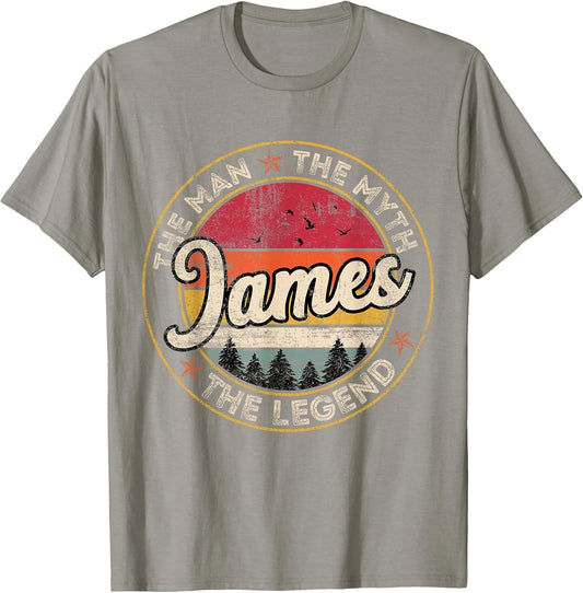 James The Man The Myth The Legend Personalized Name