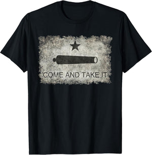 Historical Vintage Texas Come and Take it Flag T Shirt