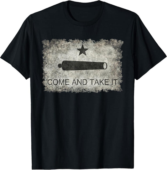 Historical Vintage Texas Come and Take it Flag T Shirt