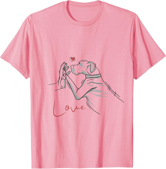 Heart Dog paw Labrador Dog Love Dogs go for Walk
