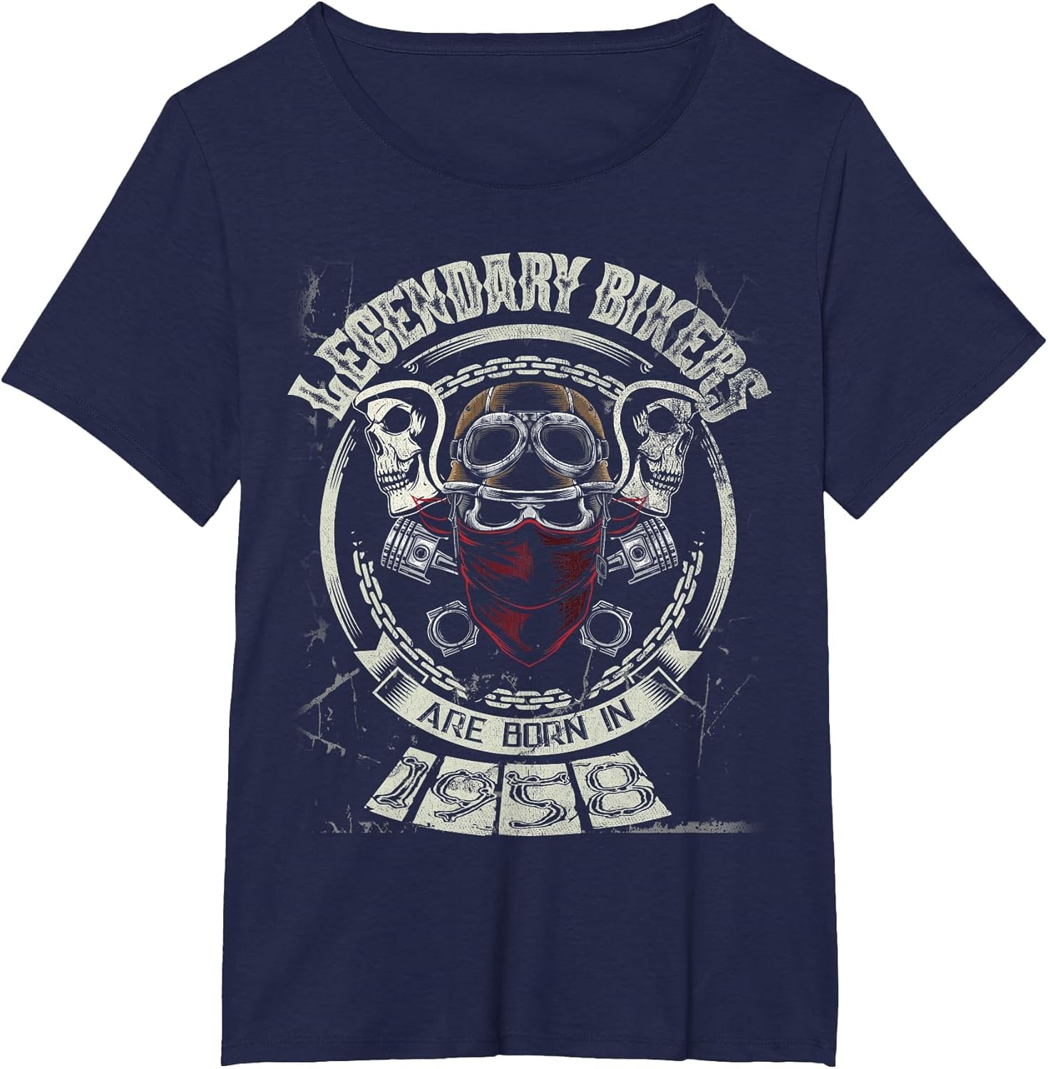 Legendary Bikers are Born in 1958 Biker Motorcycle