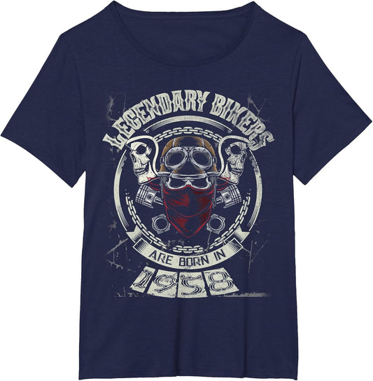 Legendary Bikers are Born in 1958 Biker Motorcycle