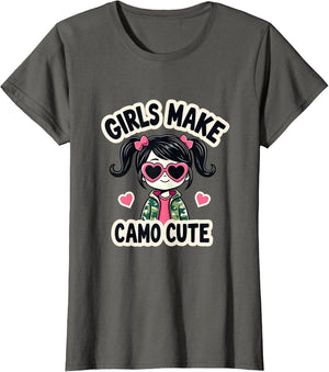 Girls Make Camo Cute Graphic Design