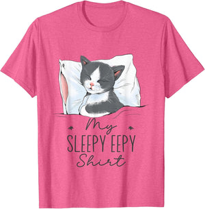 Cute Cat Kids Pajama My Sleepy Eepy