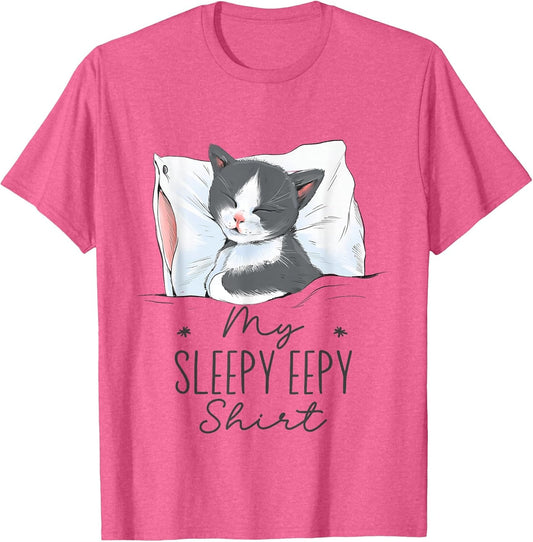Cute Cat Kids Pajama My Sleepy Eepy