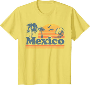 Mexico Beach Mexican Summer Vacation Sun Vintage 70's Retro