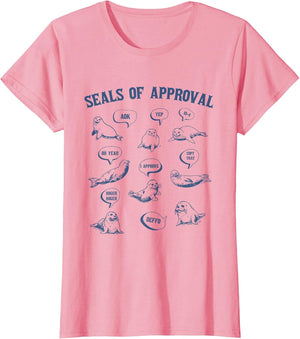 Seals of Approval Shirt Sarcastic Pun Funny Joke