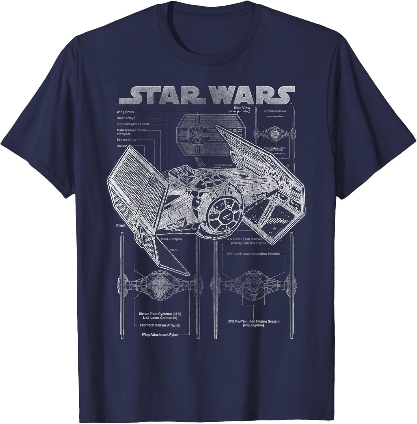 Star Wars TIE Fighter Blueprint Schematics