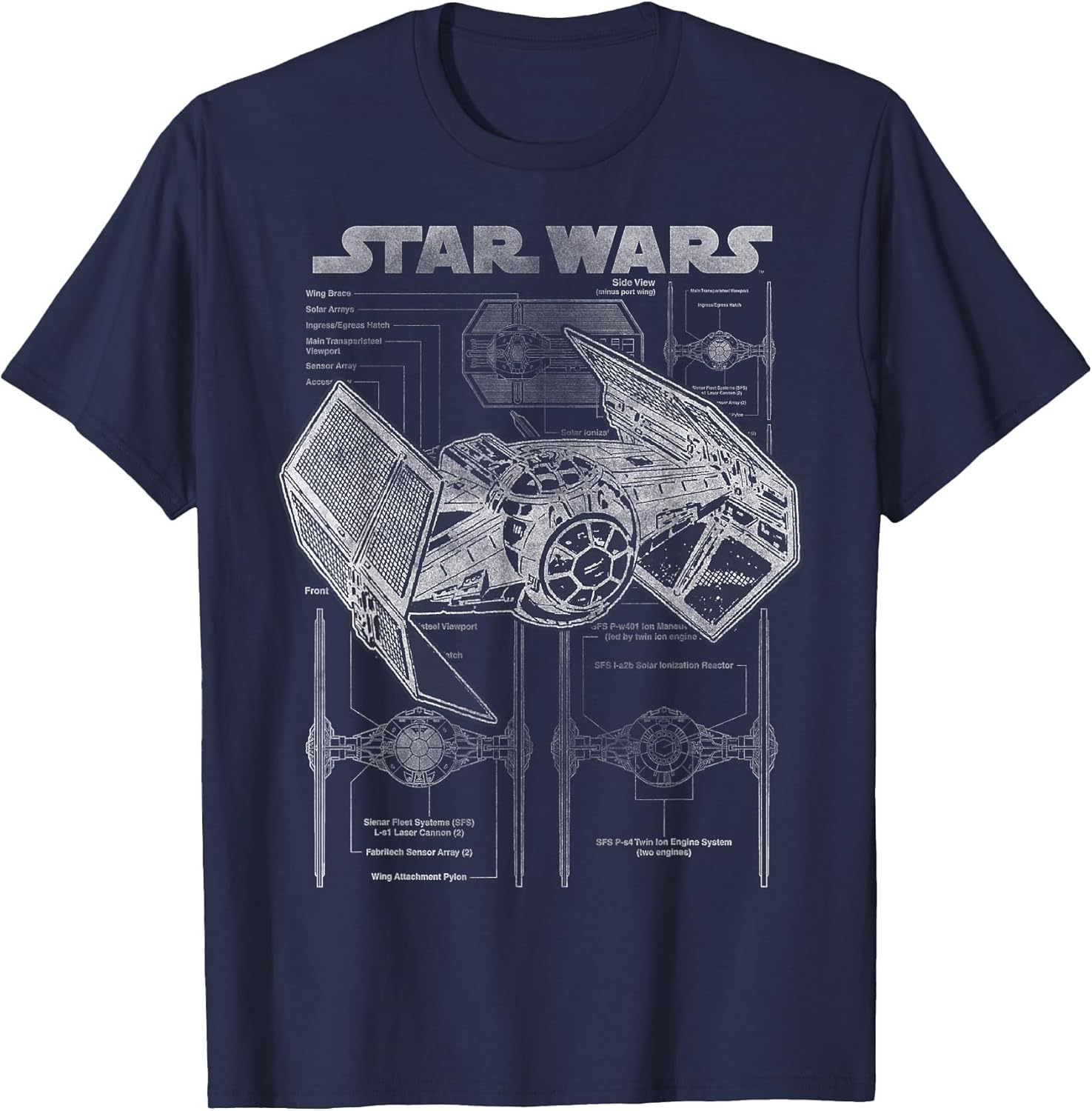 Star Wars TIE Fighter Blueprint Schematics