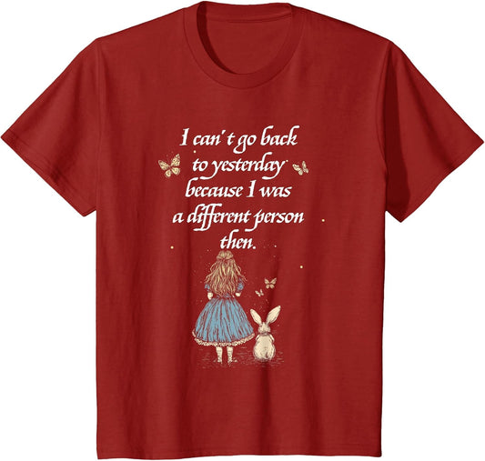 Alice in Wonderland Quote - Whimsical Fantasy World Novel