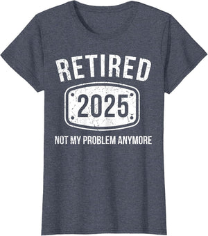 Retired 2025 Decoration Men Women Dad Retirement