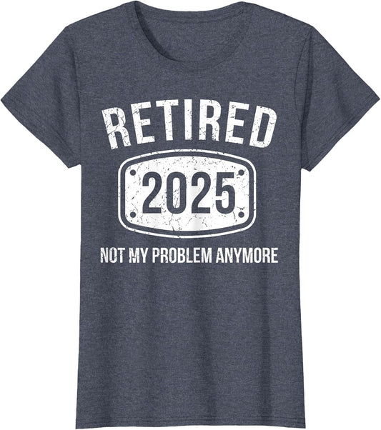 Retired 2025 Decoration Men Women Dad Retirement