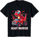 Dino Trex Boys Toddler Heart Warrior Heart Disease Awareness