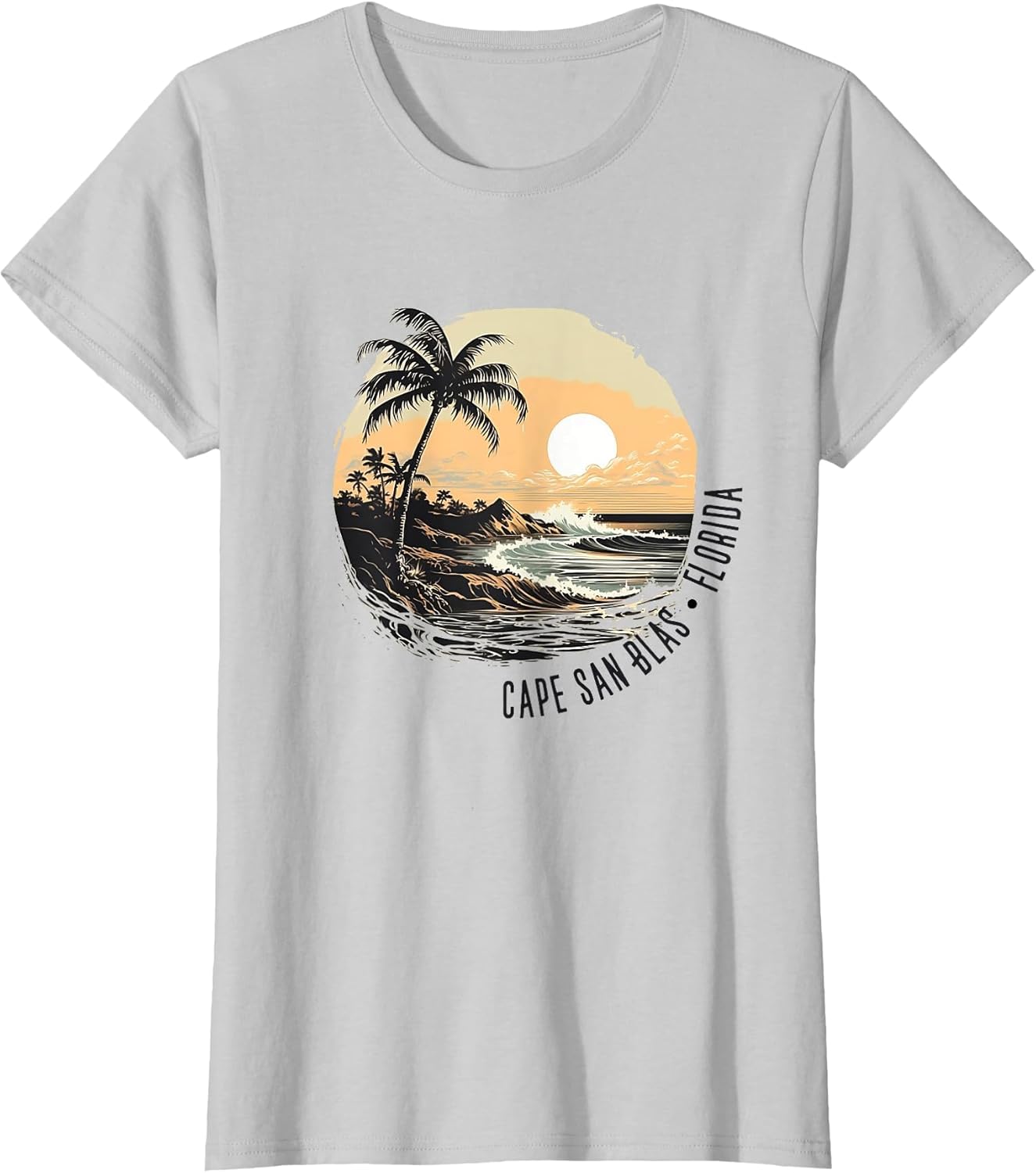 Cape San Blas Florida Palm Trees FL Vintage