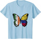 Ireland and Colombia Mix Butterfly Half Irish Half Colombian