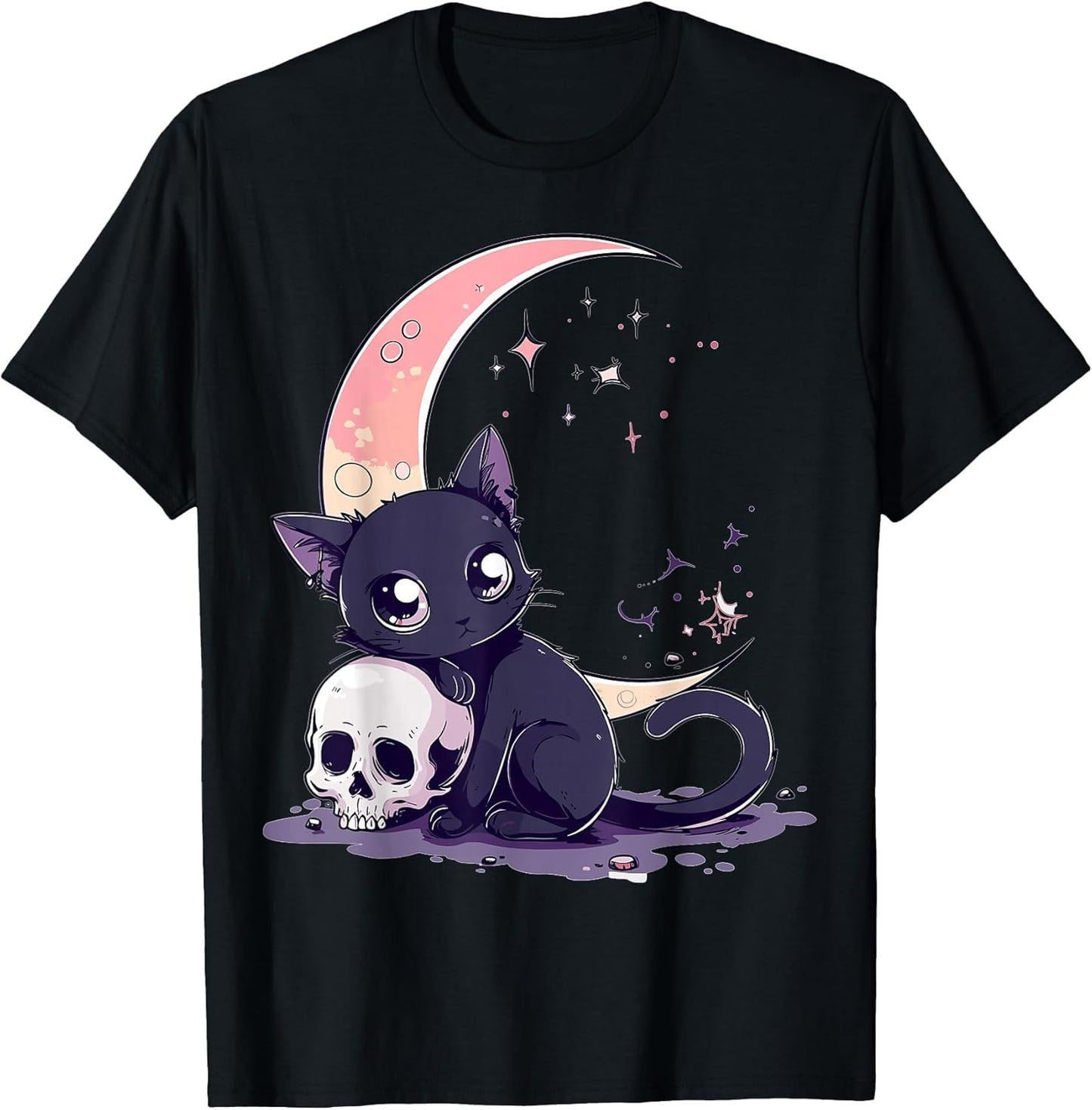 Goth Pastel Cute Creepy Kawaii Cat Kitten