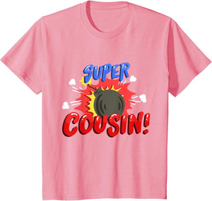 Cousin Superhero Comic Birthday Party Family Matching