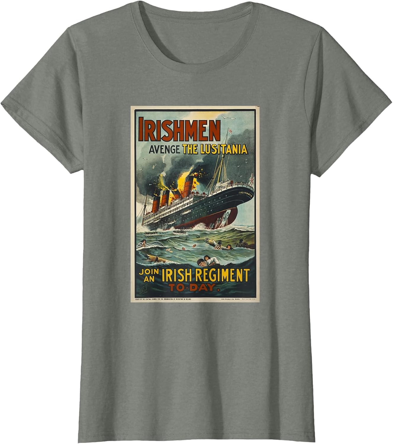 Irishmen Avenge The Lusitania Propaganda Recruit