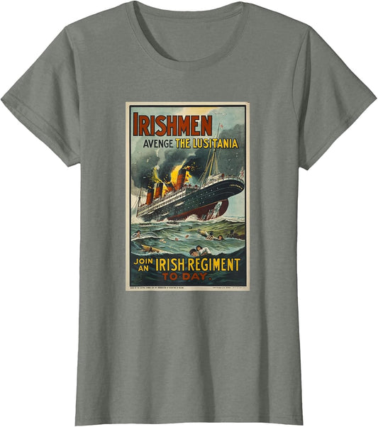 Irishmen Avenge The Lusitania Propaganda Recruit