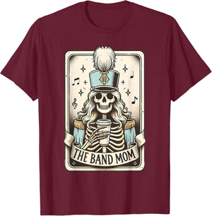 Marching Band Mom Tarot Card Skeleton Mom Musical Instrument