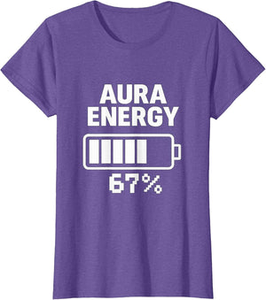 Aura Energy Six Seven Level Funny Gen Z Brainrot Teen Humor