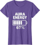 Aura Energy Six Seven Level Funny Gen Z Brainrot Teen Humor