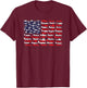 Military Aviation American Flag Aircraft Distressed Design