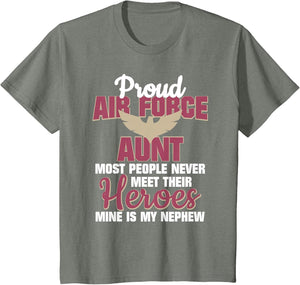 Proud Air Force Aunt Military Pride