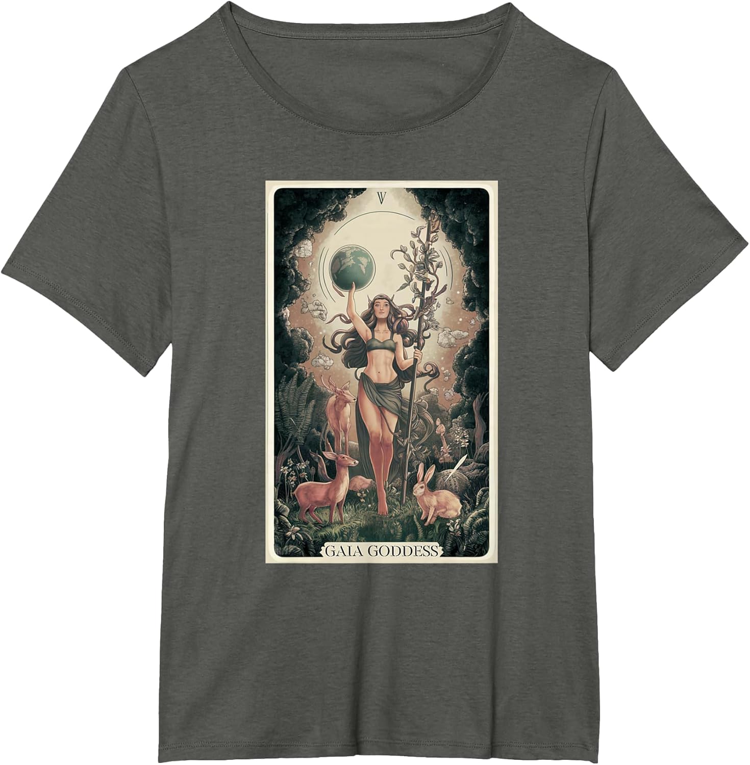 Gaia Greek Goddess Mother Earth Day Nature Lover Tarot Card