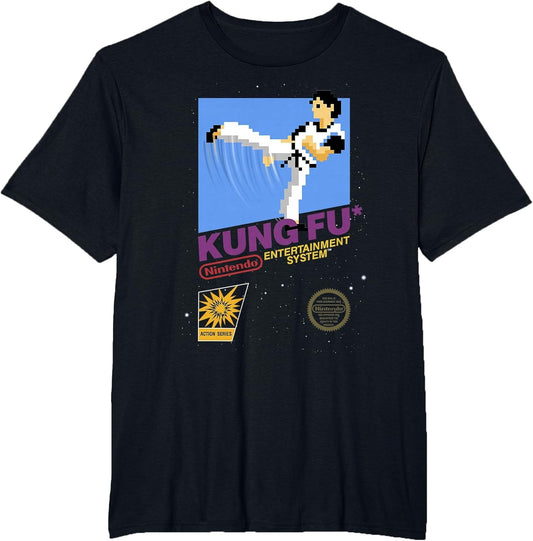 Nintendo NES Kung Fu Action Series Retro Graphic