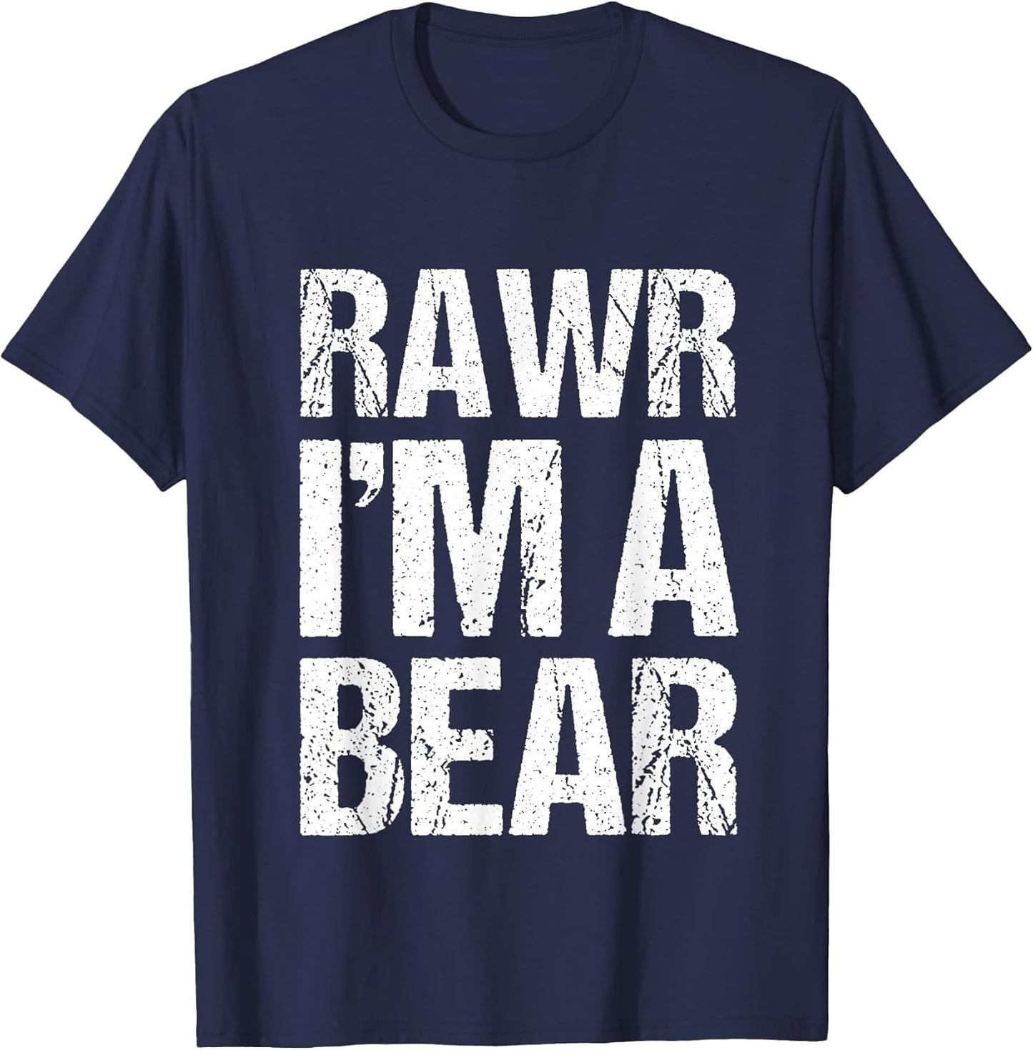 Rawr I'm A Bear Costume Funny Easy Animal Halloween