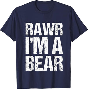 Rawr I'm A Bear Costume Funny Easy Animal Halloween
