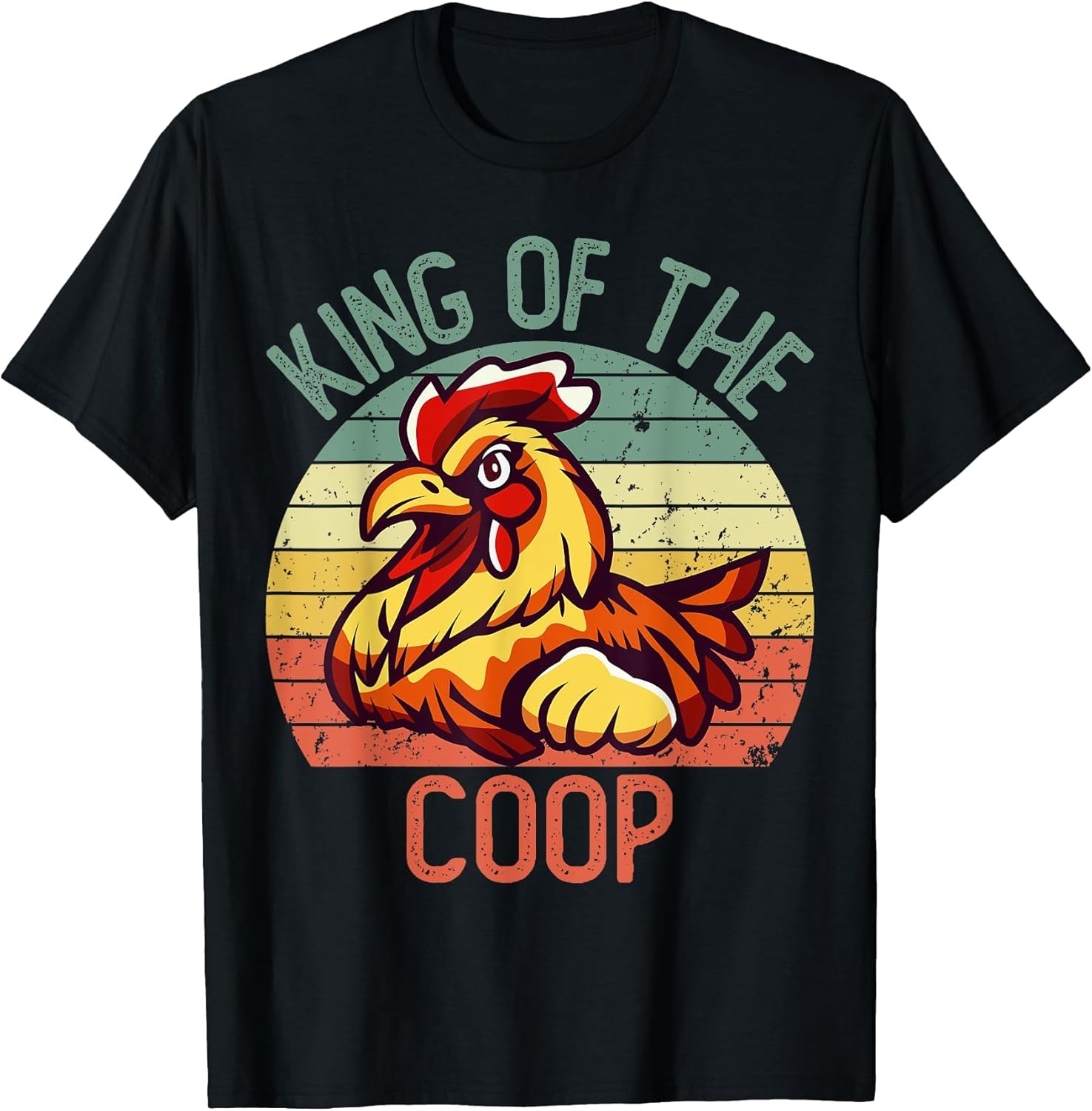 Hard Daddy Shirts Chicken King of The Coop