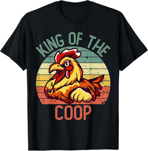 Hard Daddy Shirts Chicken King of The Coop