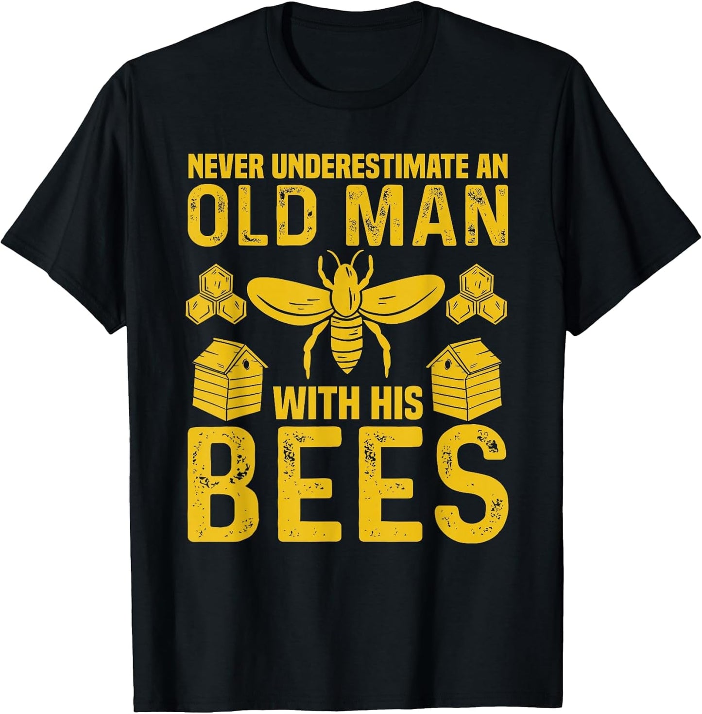 Apiary Bee Keeper an Old Man with His Bees Beekeeping