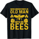 Apiary Bee Keeper an Old Man with His Bees Beekeeping