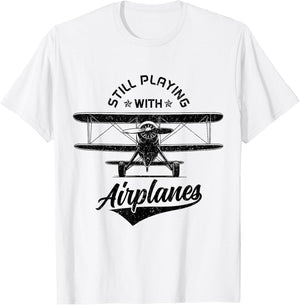 Pilot Still Playing with Airplanes Aviation Funny Pilot