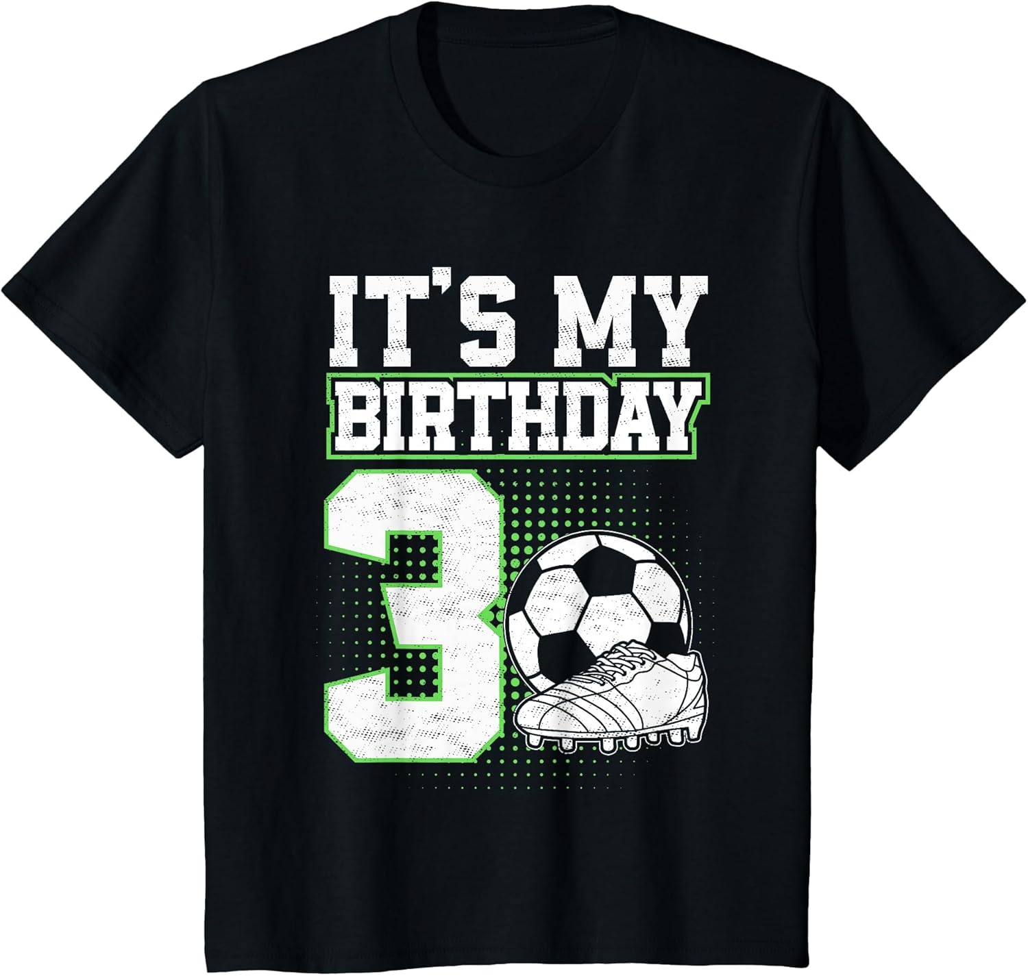 Kids 3 Year Old Soccer Boy Its My 3rd Birthday Soccer Ball