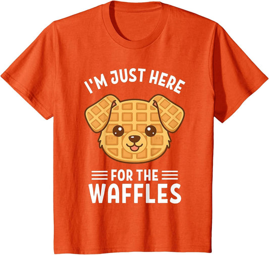 Waffle Dog Lover I'm Just Here for The Waffles