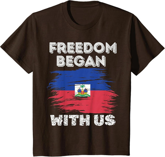 Freedom Began with us Happy Haitian Flag Day Haiti Flag