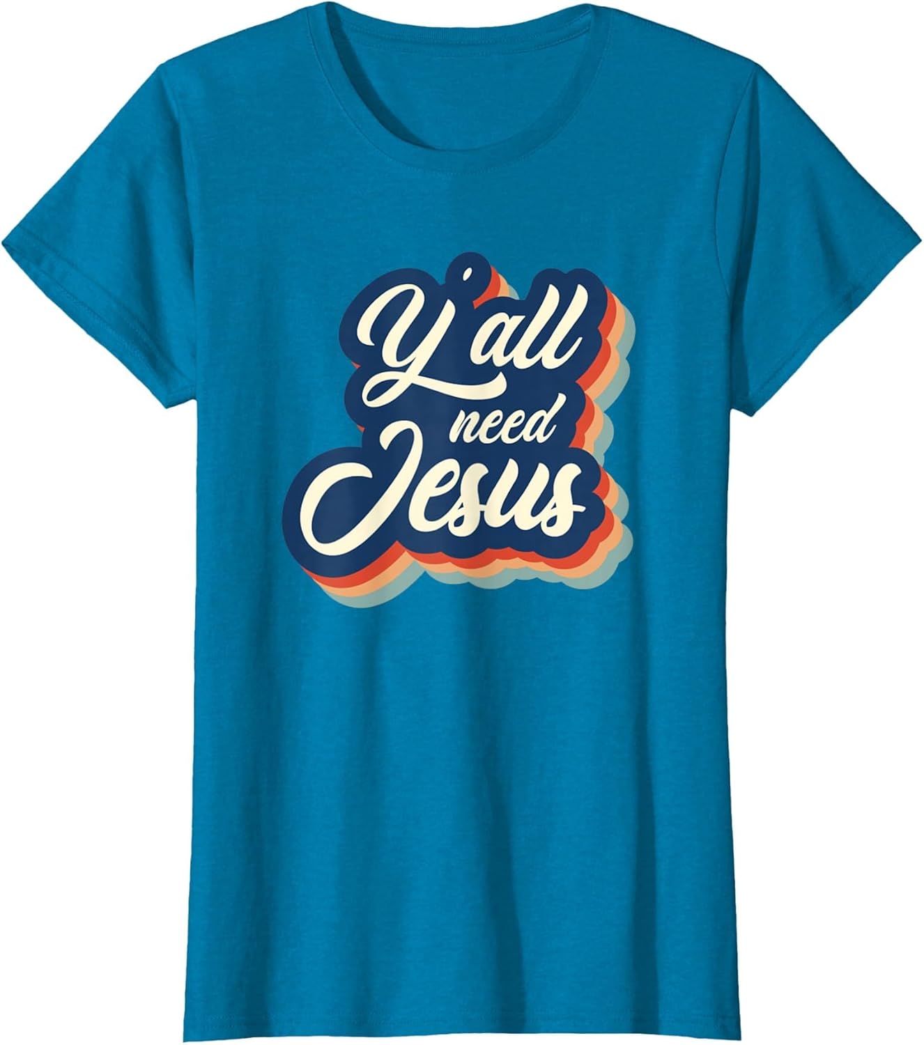 Vintage Y'all Need Jesus Retro Jesus