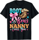 Boots or Bows Nanny Loves You Gender Reveal Family